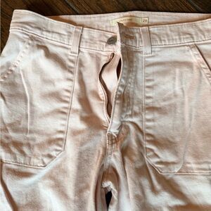 Levi's Cream Ankle & Cropped Jeans